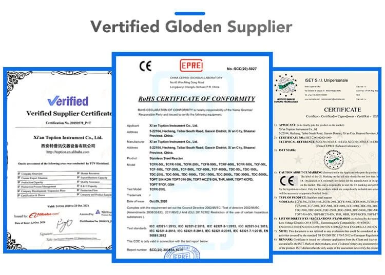 crystallization reactor certification
